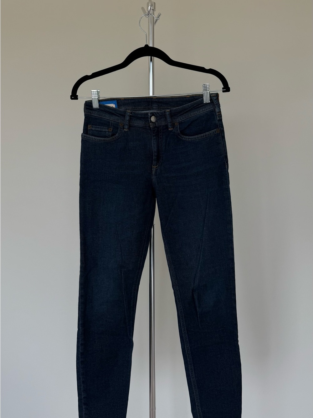 Acne Skinny Jeans in Dark Indigo